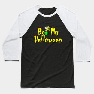 Be My Halloween 8 bit art Baseball T-Shirt